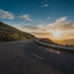 road-dawn-mountains-sky-darken